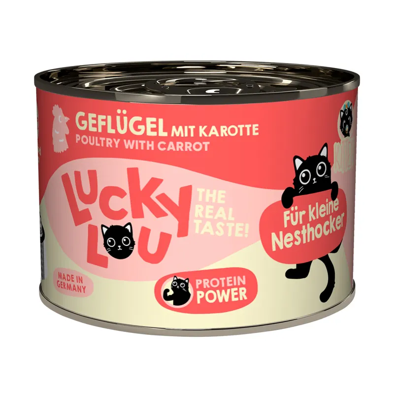 Mega-Angebot Lucky Lou Kitten Geflügel 200 g